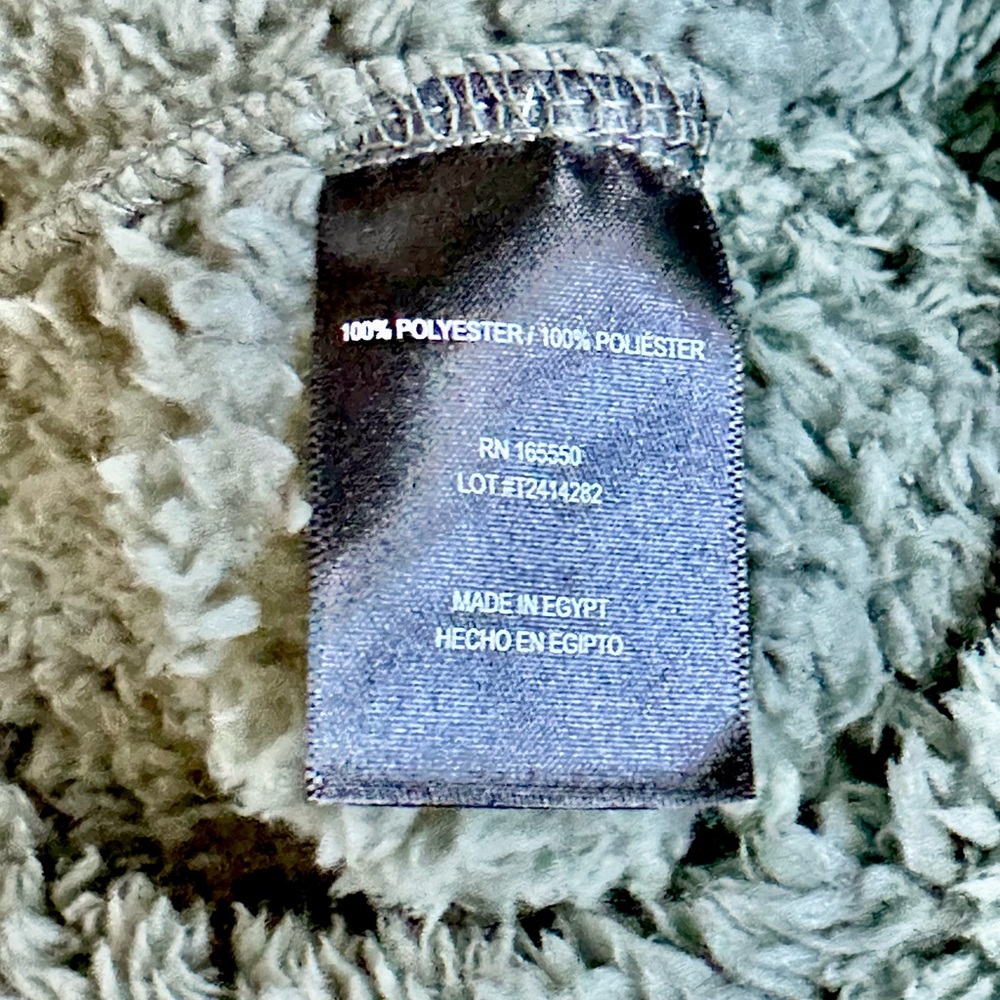 32 DEGREES Women’s Soft Sherpa Pullover Hoodie, Size L, Color Thyme (Green) - Picture 7 of 10